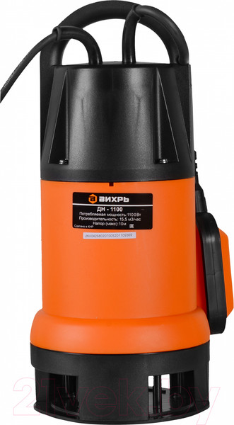 Изображение товара Дренажный насос Вихрь ДН-1100 (68/2/7)