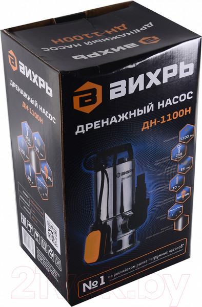 Изображение товара Дренажный насос Вихрь ДН-1100Н (68/2/5)