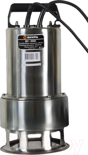 Изображение товара Дренажный насос Вихрь ДН-550Н (68/2/4)