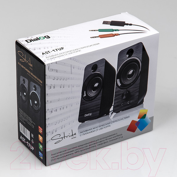 Изображение товара Мультимедиа акустика Dialog AST-17UP (черный)