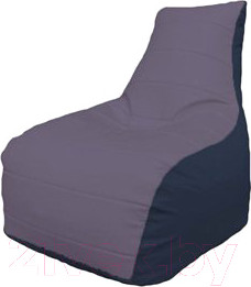 Изображение товара Бескаркасное кресло Flagman Бумеранг Б1.3-25 (сиреневый/синий)