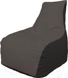 Изображение товара Бескаркасное кресло Flagman Бумеранг Б1.3-35 (серый/черный)