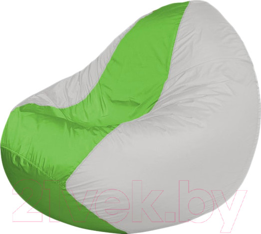 Изображение товара Бескаркасное кресло Flagman Classic К2.1-36 (салатовый/белый)