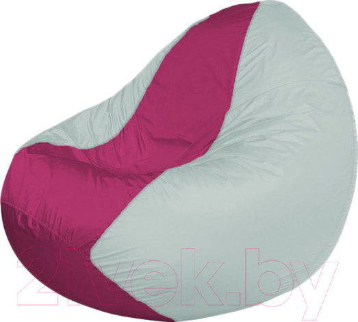 Изображение товара Бескаркасное кресло Flagman Classic К2.1-37 (фуксия/белый)