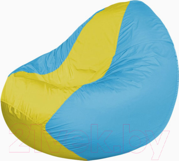 Изображение товара Бескаркасное кресло Flagman Classic К2.1-52 (желтый/голубой)