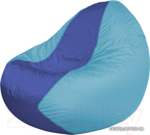 Изображение товара Бескаркасное кресло Flagman Classic К2.1-54 (синий/голубой)