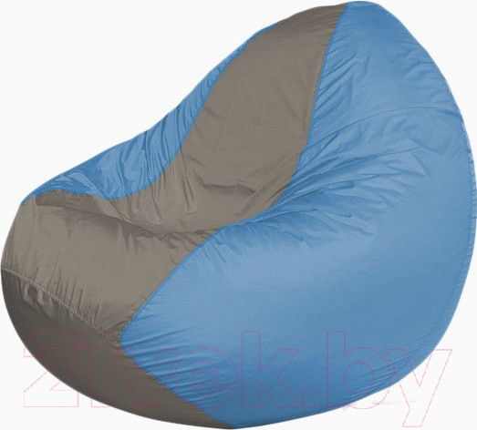 Изображение товара Бескаркасное кресло Flagman Classic К2.1-56 (серый/голубой)