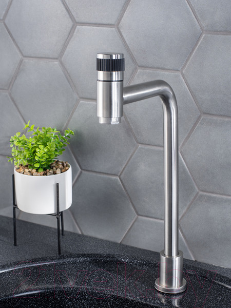 Изображение товара Кран на одну воду РМС SUS124-270-1