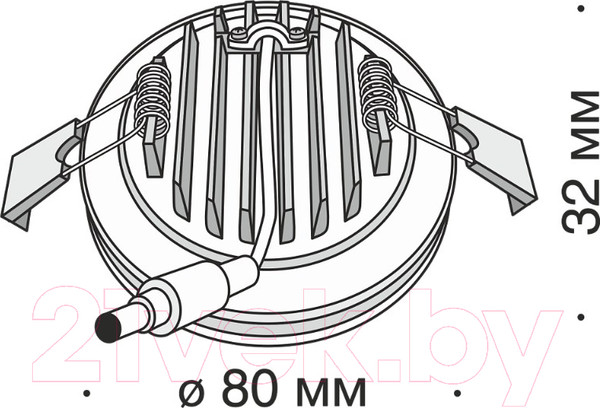 Изображение товара Точечный светильник Maytoni Phanton DL303-L7B4K