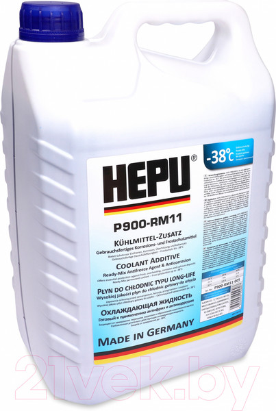 Изображение товара Антифриз Hepu G11 / P900-RM11-005 (5л, синий)