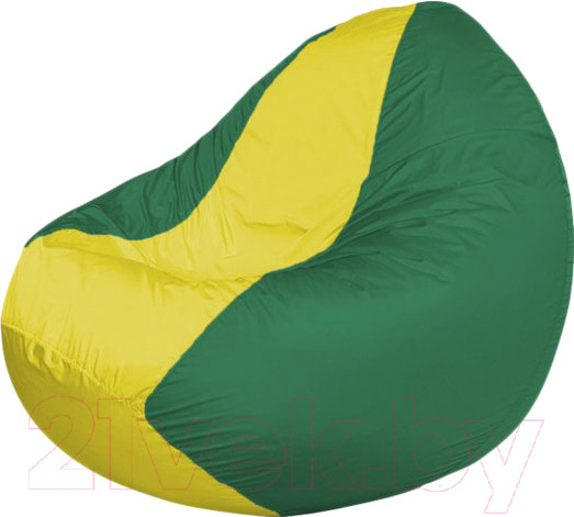 Изображение товара Бескаркасное кресло Flagman Classic К2.1-60 (желтый/зеленый)