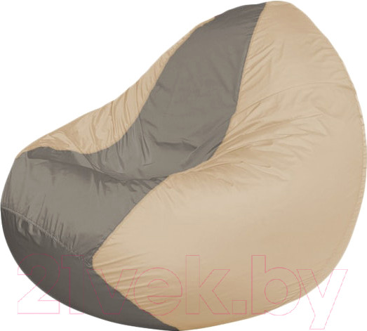 Изображение товара Бескаркасное кресло Flagman Classic К2.1-87 (серый/светло-бежевый)