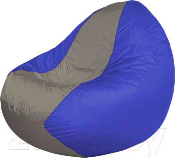 Изображение товара Бескаркасное кресло Flagman Classic К2.1-102 (серый/синий)