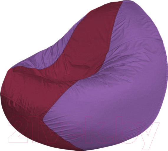 Изображение товара Бескаркасное кресло Flagman Classic К2.1-105 (бордовый/сиреневый)