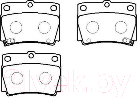 Изображение товара Тормозные колодки HSB HP8305