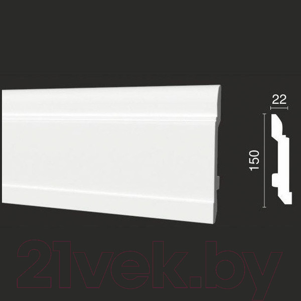 Изображение товара Плинтус Decor-Dizayn DD702 (150х22x2000)