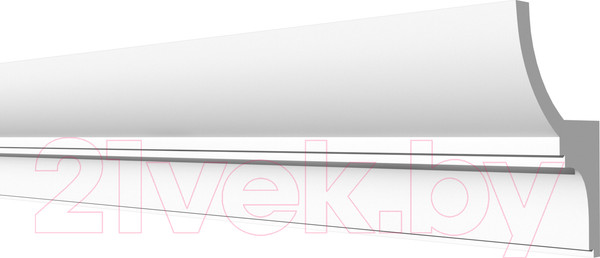 Изображение товара Плинтус потолочный Decor-Dizayn DD508 с отражателем (70x45x2000)