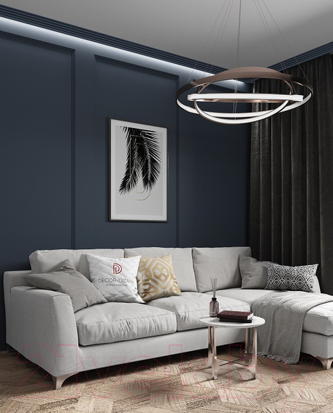 Изображение товара Плинтус потолочный Decor-Dizayn DD508 с отражателем (70x45x2000)