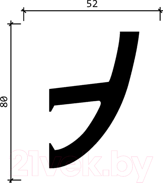 Изображение товара Плинтус потолочный Decor-Dizayn DD510 c отражателем (80x52x2000)