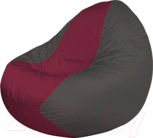 Изображение товара Бескаркасное кресло Flagman Classic К2.1-112 (бордовый/темно-серый)