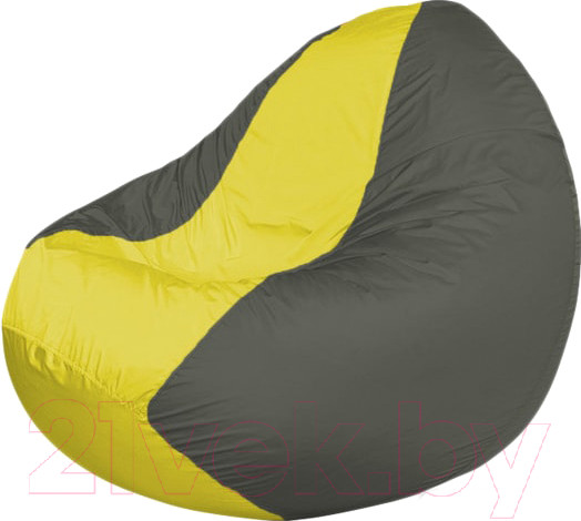 Изображение товара Бескаркасное кресло Flagman Classic К2.1-113 (желтый/темно-серый)