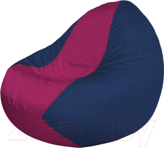 Изображение товара Бескаркасное кресло Flagman Classic К2.1-120 (фуксия/темно-синий)