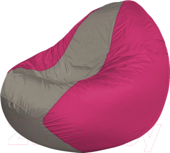 Изображение товара Бескаркасное кресло Flagman Classic К2.1-122 (серый/фуксия)