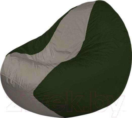 Изображение товара Бескаркасное кресло Flagman Classic К2.1-127 (серый/темно-оливковый)