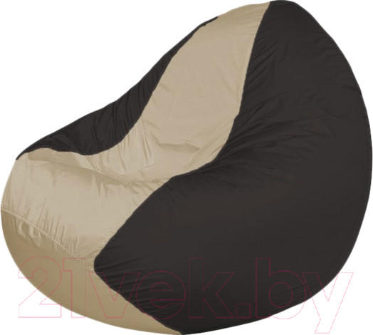 Изображение товара Бескаркасное кресло Flagman Classic К2.1-131 (светло-бежевый/черный)