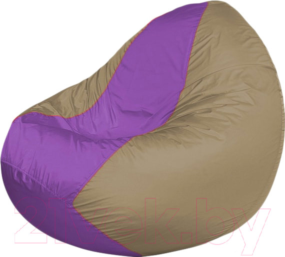 Изображение товара Бескаркасное кресло Flagman Classic К2.1-140 (сиреневый/темно-бежевый)