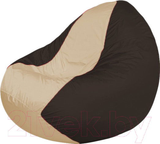 Изображение товара Бескаркасное кресло Flagman Classic К2.1-152 (светло-бежевый/коричневый)