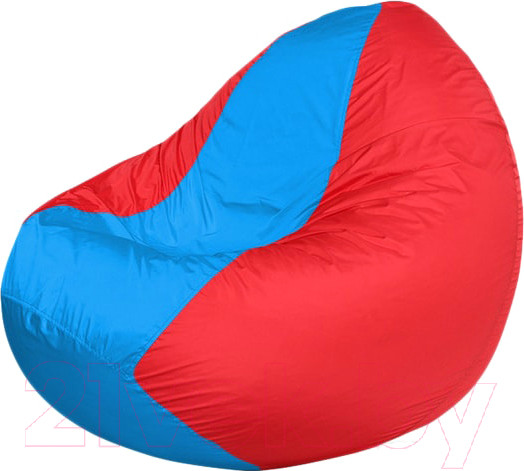 Изображение товара Бескаркасное кресло Flagman Classic К2.1-153 (голубой/красный)