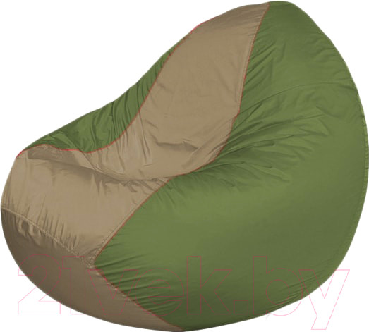 Изображение товара Бескаркасное кресло Flagman Classic К2.1-155 (темно-бежевый/оливковый)