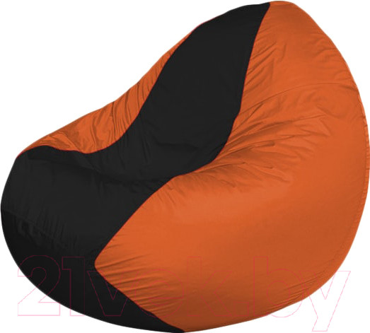 Изображение товара Бескаркасное кресло Flagman Classic К2.1-165 (черный/оранжевый)