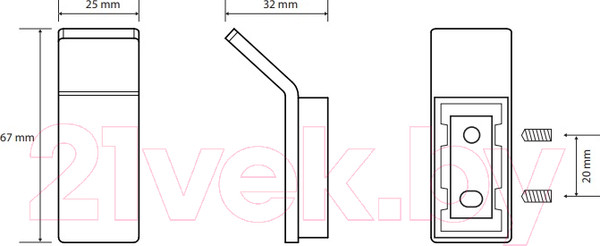 Изображение товара Крючок для ванной Bemeta Solo 139106022