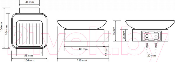Изображение товара Мыльница Bemeta Solo 139108032