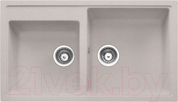 Изображение товара Мойка кухонная Longran Classic CLS860.500 20 (саббиа)