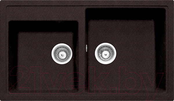 Изображение товара Мойка кухонная Longran Classic CLS860.500 20 (марон)