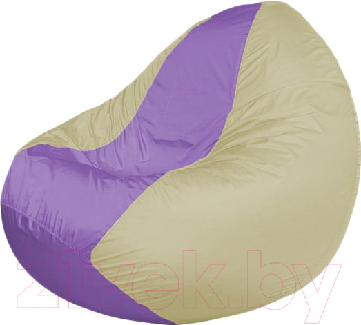 Изображение товара Бескаркасное кресло Flagman Classic К2.1-193 (сиреневый/светло-бежевый)