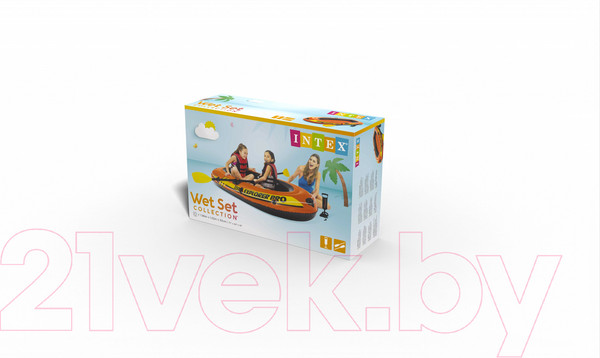 Изображение товара Надувная лодка Intex Explorer 200 Set / 58357NP