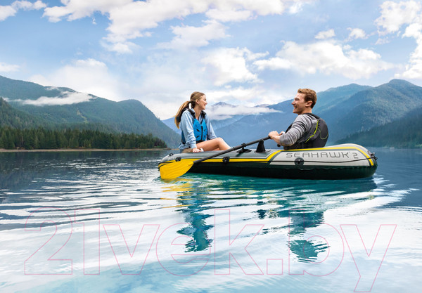 Изображение товара Надувная лодка Intex Seahawk-2 Set / 68347NP