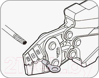Изображение товара Инструмент обжимной Toptul DKBB2307