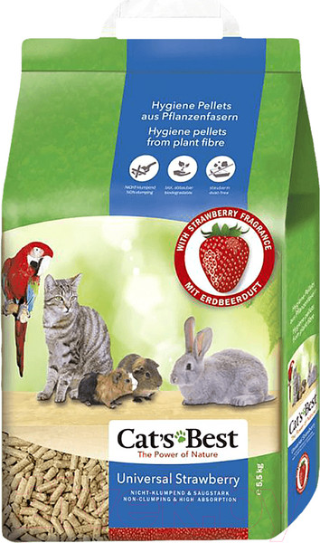 Изображение товара Наполнитель для туалета Cat's Best Universal (10л/4.3кг)