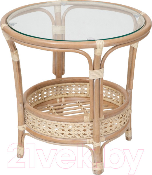 Изображение товара Стол садовый Мир Ротанга 02/15А-RD (белый)