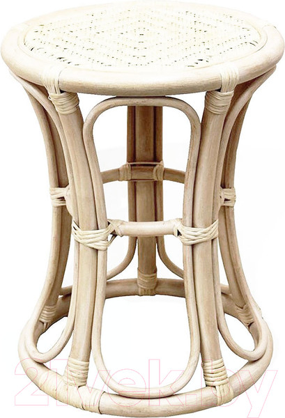Изображение товара Табурет садовый Мир Ротанга 12/14 (белый)