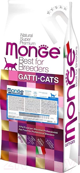 Изображение товара Сухой корм для кошек Monge Functional Line Urinary Rich in Chicken (10кг)
