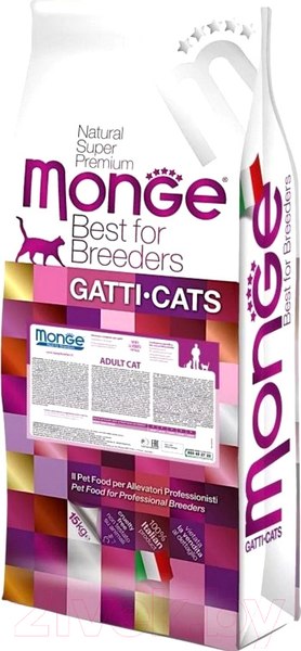 Изображение товара Сухой корм для кошек Monge Daily Line Adult Rich in Chicken (10кг)