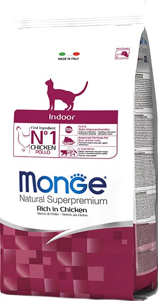 Изображение товара Сухой корм для кошек Monge Functional Line Indoor Rich in Chicken (1.5кг)