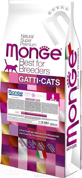 Изображение товара Сухой корм для кошек Monge Functional Line Indoor Rich in Chicken (10кг)