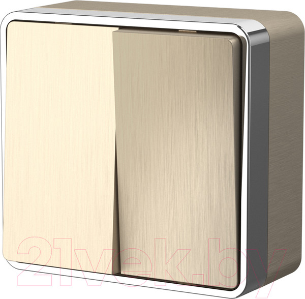 Изображение товара Выключатель Werkel Gallant WL15-03-01 / a041421 (шампань рифленый)